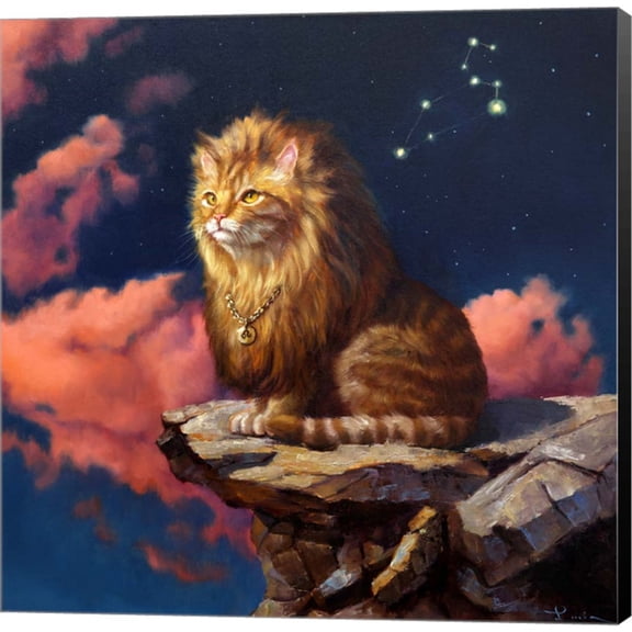 Great Art Now Leo by Lucia Heffernan, Canvas Wall Art, 12W x 12H