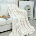 thumbnail image 2 of Taibuwu Throw Blanket for Winter Velvet Warm Cozy Flannel Fuzzy Plush Lightweight Throws Dupes for Sofa, Bed, Picnic for Teen Girls Women Men Boys Gift(60"x80"), 2 of 8
