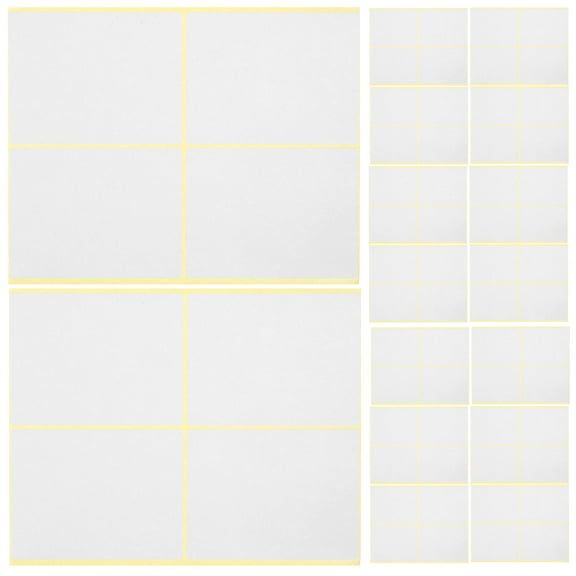 FRCOLOR 120pcs Blank Stickers Labels for Write On Made of Self-adhesive Color for Home Use