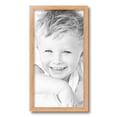 thumbnail image 2 of ArtToFrames 10" x 19" Red Oak Wood Picture Frame, 10x19 inch Brown Wood Poster Frame (WOM-4878), 2 of 7