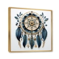 thumbnail image 2 of Designart "Minimalist Serenity Blue Dream Catcher II" Landscapes Floater Framed Wall Decor, 2 of 7
