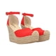 thumbnail image 1 of Alpargata De Plataforma Con Yute Para Mujer Color Rojo Platonia CARLOTA-01-ROJO, 1 of 5