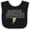Black and White, variant on Inktastic These Fools Put My Cape on Backwards® Metallic Boys or Girls Baby Bib