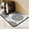 thumbnail image 2 of Floral Burst Style Dish Drying Mats Absorbent Quick Drying Dish Mat Machine Washable for Kitchen Drying Mat, Coffee Maker Mat 23.5''''x15.5'''', 2 of 6