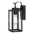 thumbnail image 7 of 13.78" Outdoor Light Fixtures Wall Mount Outdoor Lighting Matte Black Exterior Wall Light for Porch, House, Hallway, Garage, Doorway E26 2-Pack, 7 of 7