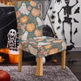 thumbnail image 1 of Halloween Chair Cover | Stool Cover for Holiday Decor | High Elastic Integrated Dining Chair Slipcover | Polyester Protective Seat Cover for Home and Office, 1 of 6