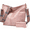 Pink-A, variant on WANDF Hobo Bag for Women,Chic PU Leather Shoulder Bags with Wide Strap,Retro Commuter Bag with Coin Purse for Ladies,Crossbody Tote Bag Handbag for Work, Shopping,Travel(Black)