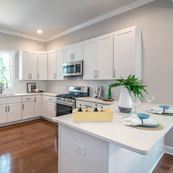 PBPBOX Beige Plastic Rattan Basket Large Capacity Spice Organizer for Kitchen Counter Storage