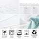 thumbnail image 4 of Cortina de ducha DEKAXID con diseño de lunares y líneas geométricas, color sólido, sencilla y moderna, de poliéster, lavable, para decoración de baño, 4 of 5