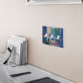 thumbnail image 5 of Yayeee Toggle Light Switch Wall Plate 2-Gang 4.56"x4.48" Decorative Outlet Cover, Purple Window, 5 of 7