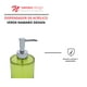 thumbnail image 2 of Dispensador de Jabon Namaro Design Acrilico Verde BA-430681, 2 of 4