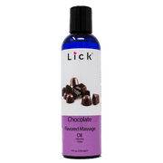 Lick Chocolate Flavored Massage Oil – Body Safe, Edible and Moisturizing