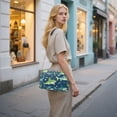 thumbnail image 7 of FORMRS Women Crossbody Purse with Chain Strap Vegan Leather Shoulder Handbag, Sharks Pattern, 7 of 7