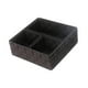 thumbnail image 2 of 4 cubos de almacenamiento tejidos para baño, organizadores, contenedores de almacenamiento Marrón oscuro, 2 of 9