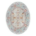 thumbnail image 3 of Unique Loom Baracoa Collection Area Rug - Rumba (7' 10" x 10' Oval Light Blue/Cream), 3 of 7