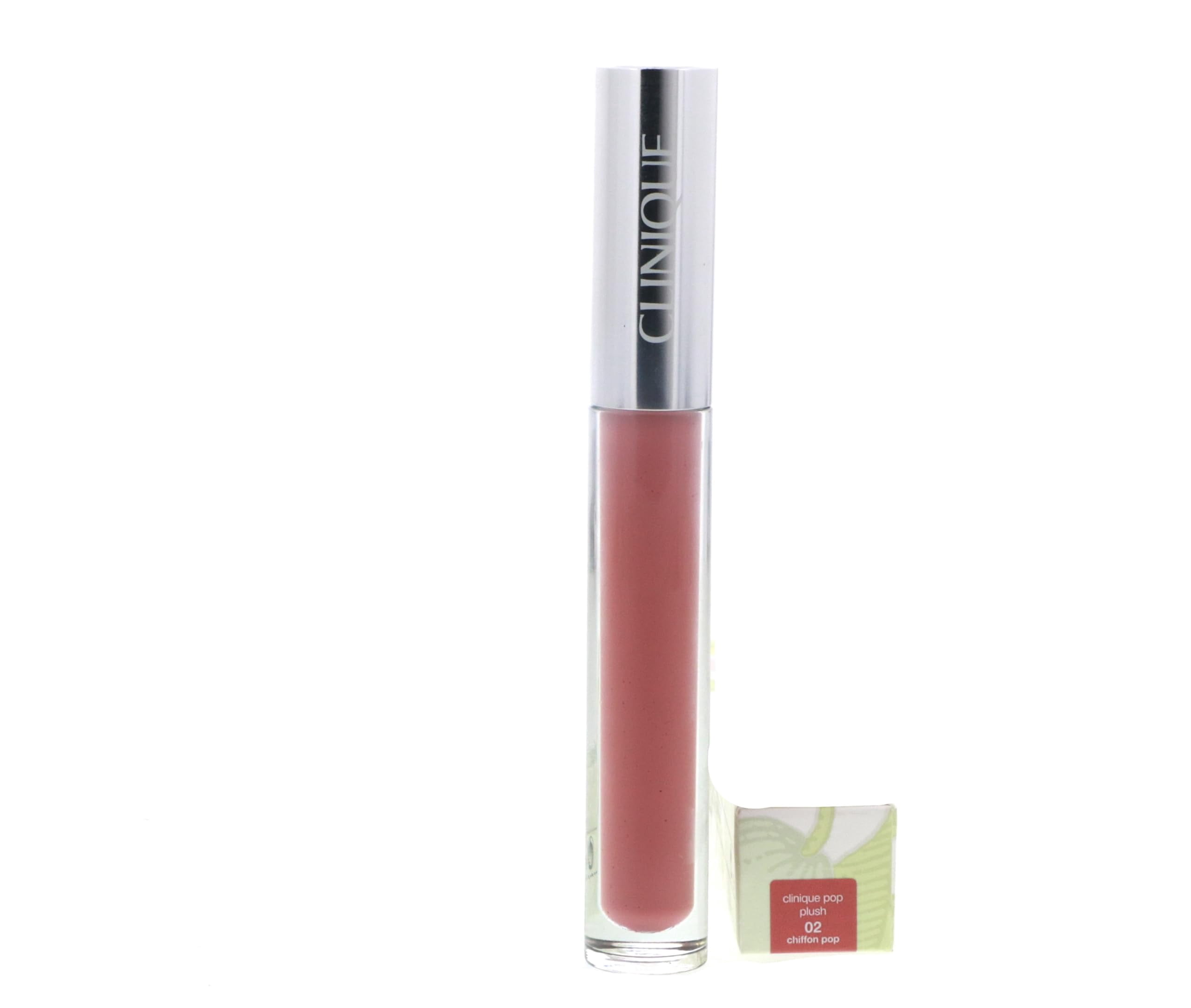 Clinique Pop Plush Creamy Lip Gloss, 02 Chiffon Pop, 0.11 oz