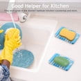 thumbnail image 5 of Premium silicone soap holder, for shower, bathroom, kitchen；Self-draining Soap dishstyle:style1;, 5 of 5