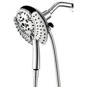 Shower Head with Handheld High Pressure: INAVAMZ Hand Held Shower Head & Rain Shower Head 2-IN-1 Shower Head with 59" Rotatable Stainless Steel Hose, Shower Trim Systems