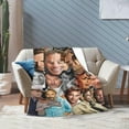 thumbnail image 5 of Blanket Kevin Costner Soft and Comfortable Wool Fleece Throw Blankets Gift for Home Decoration Sofa Office car Camping Yoga Travel Home Decoration Cozy Plush Beach, 5 of 6