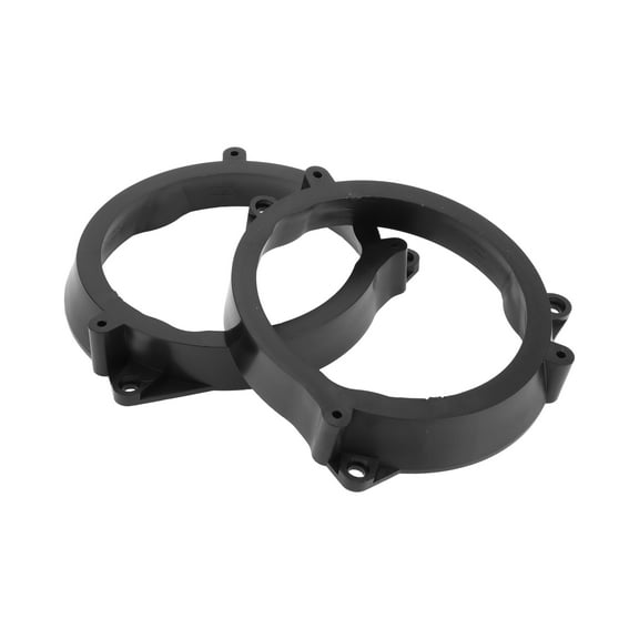 Unique Bargains Speaker Spacer Ring Tweeter Speaker Spacer Adator for BMW Mini Clubman R55 2007-2014 Waterproof Black for 6.5" ABS 2 Pcs