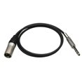thumbnail image 5 of Versatile 3.3FT Pro Balanced 1/4 Inch TRS to Male Cable for rophone, Speaker, Mixer, Camera, Amplifier, Electric Guitar, Soundbox, Equalizer - Perfect for All Your pipe connection tasks, 5 of 5