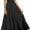 Black, variant on Womens Smocked Sleeveless Tiered Long Dresses