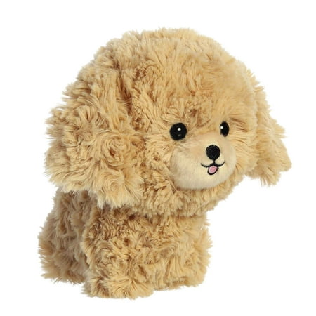 Aurora 7 in. Playful Teddy Pets Goldendoodle Unique Design Endless Play Stuffed Animal Plush Toy Yellow