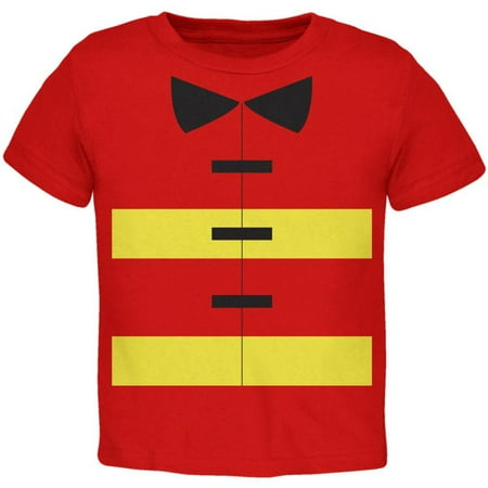

Halloween Fireman Costume Red Toddler T-Shirt - 2T