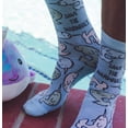 thumbnail image 5 of Women's Save The Narwhals Socks Cute Ocean Whale Unicorn of The Sea Graphic Footwear, 5 of 9