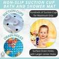 thumbnail image 2 of Toddler Bathtub Mat - Bath Mat Kids Non Slip - Non Slip Bathtub Mat Kids - Bath Mat Baby Non Slip - Non Slip Tub Mat Kids - Bathtub Grip Mat - Shower Grip Mat - Bath Tub Floor Mat (Bath Clownfish), 2 of 6
