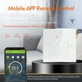 thumbnail image 3 of Eccomum WiFi Smart Thermostat Temperature Controller Weekly Programmable Supports Touch Control/ Mobile APP/ Voice Control Compatible with / Home, for Electric Floor Heating 16A Black, 3 of 7