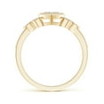 thumbnail image 2 of ANGARA Natural 0.11 Ct. Diamond Heart Promise Ring in 14K Yellow Gold for Women (Ring Size: 3), 2 of 8