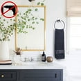 thumbnail image 3 of Elegante toallero autoadhesivo de acero inoxidable plateado, diseño conciso para ahorrar espacio, resistente al óxido y duradero, perfecto para baño o cocina, 15 cm de diámetro, plateado, 3 of 7