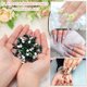 thumbnail image 3 of Uxcell 1600Pcs SS20 Redondo Flatback Cristal 4.6-4.8mm Piedras de strass Vidrio Verde oscuro, 3 of 7