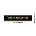 thumbnail image 3 of Black Background Happy Retirement Banner with Golden Star and Sparkle Elements Party Decoration Retirement Party Supplies Photography Props Backdrop Decorations, 3 of 8