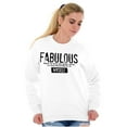 thumbnail image 4 of Fabulous Confidence Ironic Definition Women Crewneck Sweatshirt Brisco Brands S, 4 of 5