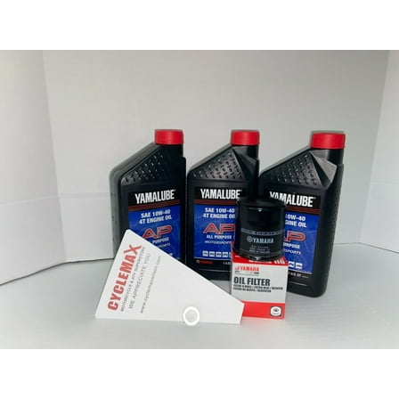Yamalube OEM Oil Change Kit 10W-40 for Yamaha BRUIN 350 4x4 2004-2006