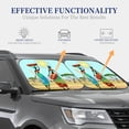 thumbnail image 4 of Honeii African Women in Mountain Landscape (2) Print Foldable Car Sun Shade for Windshield, 2-Piece UV Protection Shade, Protects Car Interior, Ideal for Cars, Trucks, SUVs-Small, 4 of 6