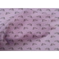 thumbnail image 4 of oneOone Cotton Poplin Light Purple Fabric Rabbit Animal Craft Projects Decor Fabric Printed By The Yard 42 Inch Wide, 4 of 4
