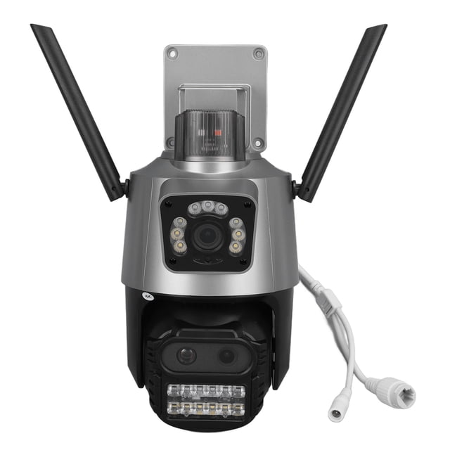 Cámara de seguridad Wifi, cámara de seguridad para exteriores de 9MP Cámara de seguridad para exteriores MP Cámara IP para exteriores Integración perfecta Jadeshay A