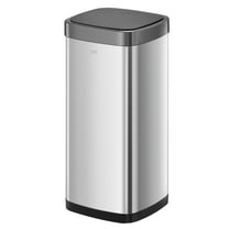 EKO EcoSmart Soft-Square Stainless Steel Motion Sensor Trash Can - 21.1 Gallon, Kitchen Trash Can