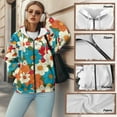 thumbnail image 6 of COEQINE Women's Full Zip Up Hoodie Oversized Fashion Sweatshirts Cute Guinea Pig and Floral Pattern Y2K Outfits Jacket Long Sleeve Fall Casual Wear Lightweight Tops with Pockets, XS, 6 of 7