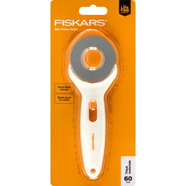 Fiskars 60mm Stick Rotary Cutter, White