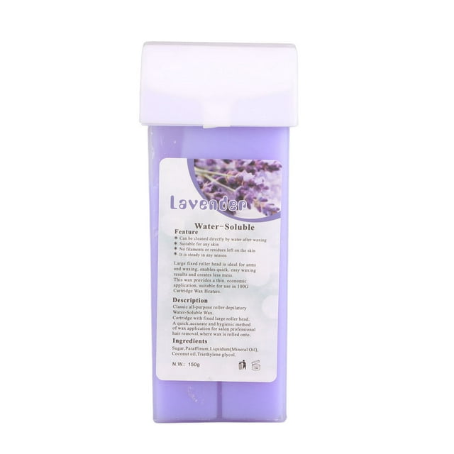 10 Uds depilación cera fuerte viscosidad lavanda cera depilatoria para brazo pierna axila 150g
