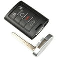 thumbnail image 3 of HQRP 2-Pack Remote Key Fob Shell Case Keyless Entry w/5 Buttons for Cadillac DTS STS 2008 2009 2010 2011 2012 2013, 3 of 7