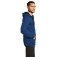 thumbnail image 3 of District Young Mens The Concert Fleece Full Zip Hoodie-4XL (Deep Royal), 3 of 6