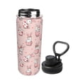 thumbnail image 2 of Cauagu Easter Rabbit Print 18oz Vacuum Insulated Stainless Steel Water Bottle,Coffee Travel Mug Spill Proof with Lid,Thermos Cup for Keep Hot/Ice Water Drinks, 2 of 7