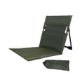 thumbnail image 1 of Silla de playa plegable con respaldo, silla de estadio, silla de camping ligera, Verde, 1 of 9