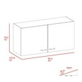 thumbnail image 4 of Double - Door Wall Cabinet, 39.5 lb, Particle Board Main Material / Sturdy Storage Option, 4 of 4