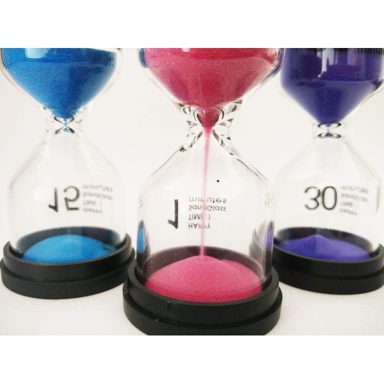 30-Second Sand Timer Hourglass - Also Available In 1/2/3/5/10 Min, Glass & Multicolor, For Games, Cooking, Tea